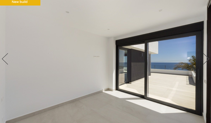 Modern luxury villa newly built with sea views in Les Bassetes Calpe